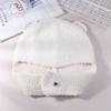 Cute Bear Ear Knit Hat For Women With Warmth And Windproof Features Perfect For Fall And Winter