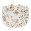 Floral Feeding Bib Burp Cloth Bib for Baby Boy Girl Gender Neutral Cotton Handkerchief Teether Drooling Bib for Newborn