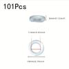 101 Transparent Silicone Sealing Gaskets (1/2" Diameter Renovation) for Renovation to install apartment whole house pipes