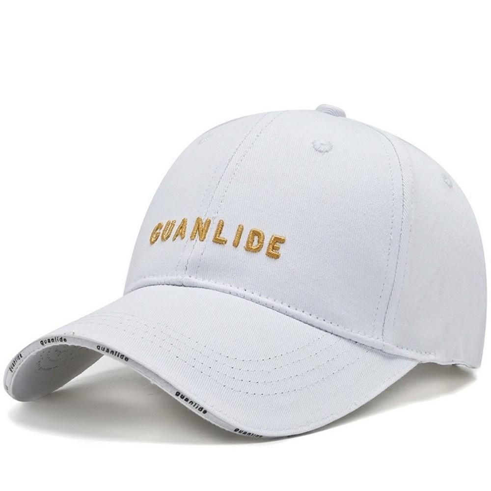 New Adjustable Baseball Cap Breathable Soft Top Peaked Cap Embroidered Design Wide Brim Cap for Spring Summer Season