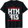 Houston Texas HTX 713 Områdeskod Vintage Stolthet T-shirt
