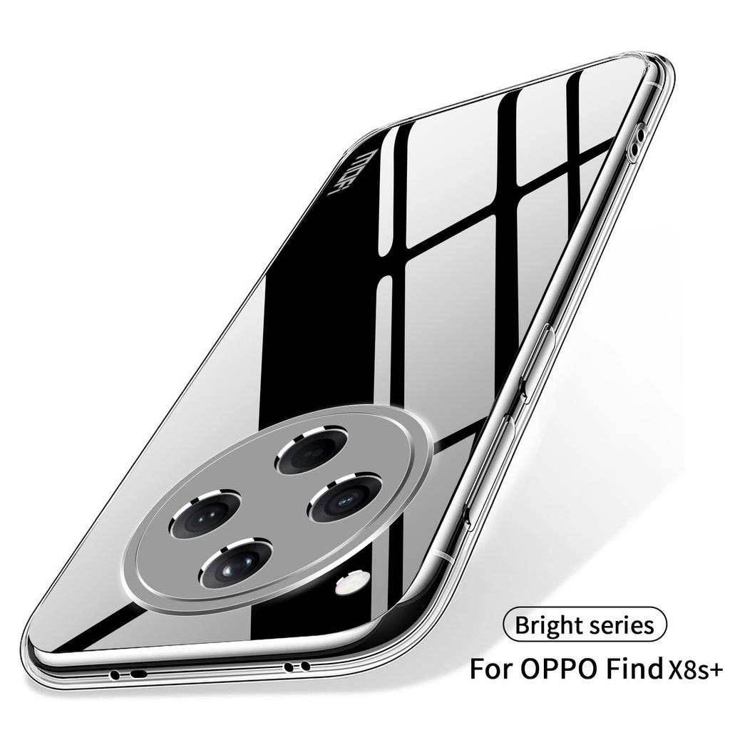 For Oppo Find X8s+ 5G Clear Phone Case MOFI Ultra-Thin TPU Phone Back Cover