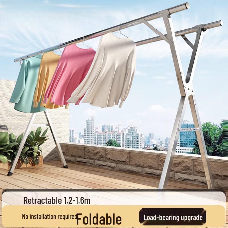 Boyiduo Skládací Teleskopický Sušák na Prádlo