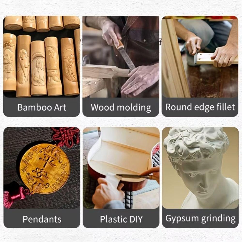 6 ''/8 ''/10 '' Hand Grinding Tools Durable Woodworking File Wooden Carving File Home