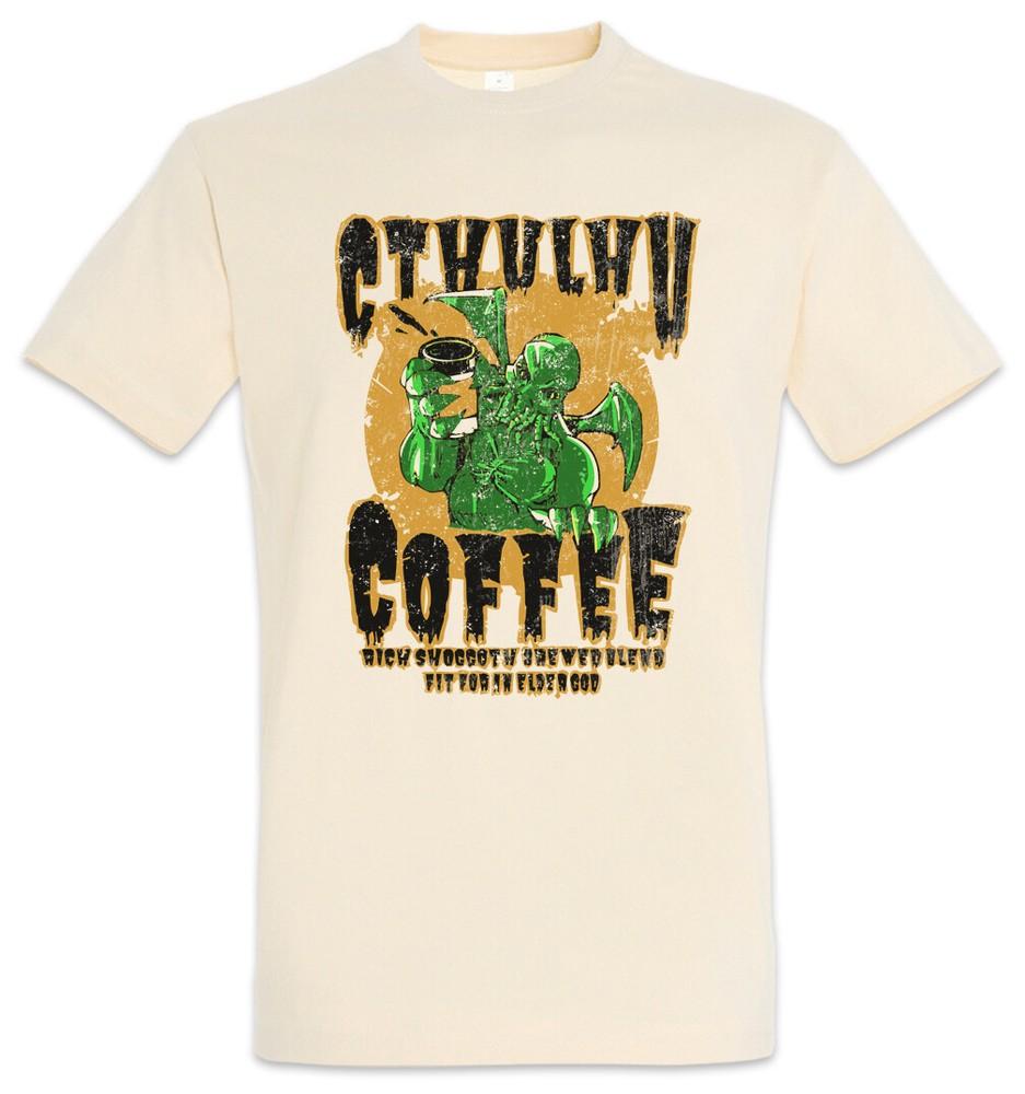 Cthulhu Coffee Men's T-Shirt Coffee Horror Arkham H. P. Lovecraft Miskatonic