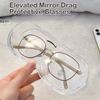 Flip Cover Design Glass Display Cabinet Glasses Storage Box Wall Mounted Punch Free Sunglasses Storage Rack Sunglass Home Tidy
