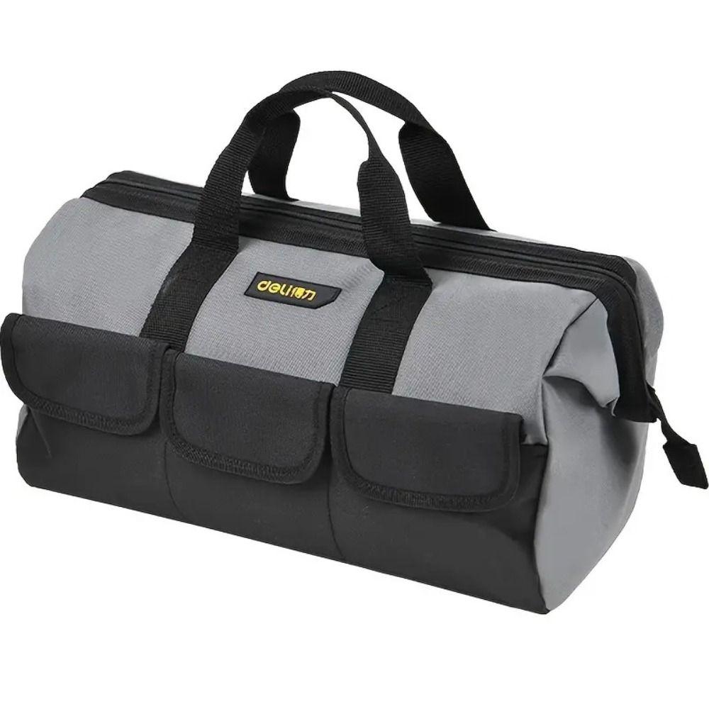 

Водонепроницаемая сумка для инструментов с широким горлом, износостойкое основание, сумка для инструментов для разнорабочих, 13-дюймовая сумка для инструментов, электрики 13 inch