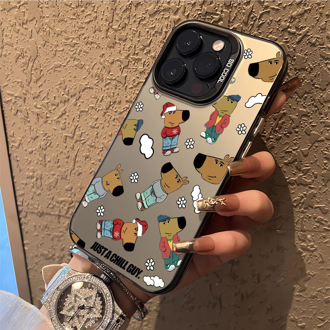 

Hot MEME Chill Guy Phone Case For IPhone 16 15 14 13 12 11 Pro Max X XR XS 7 8 Plus Mini SE 2020 2022 I m Just A Chillguy iPhone 14 Plus