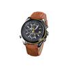Leather Belt Personality Large Dial Fashion Casual Men's Watch Luminous Men's Quartz Watch
