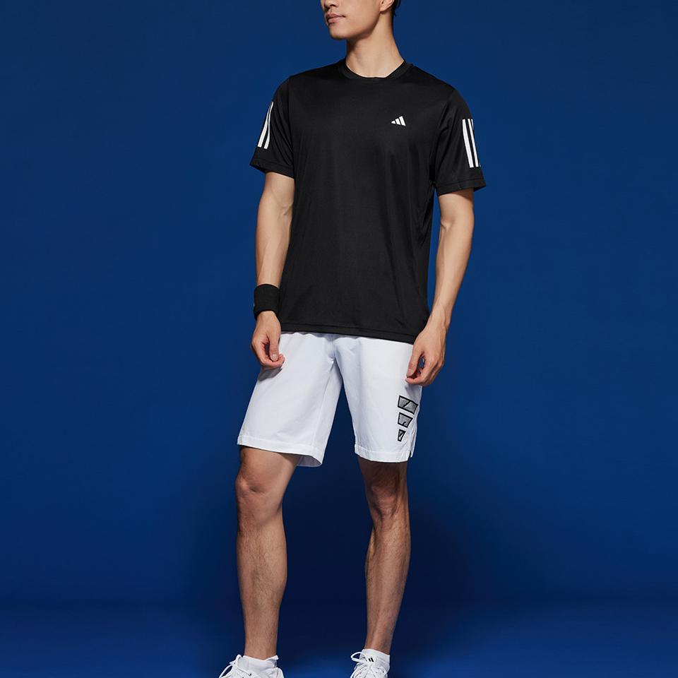 Adidas Minimalist Skin-Friendly Soft Short Sleeve T-Shirt Men Tops Black IN6632