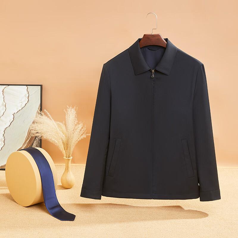 Yageer Men's Slim Fit Business Casual Wool Blend Jacket