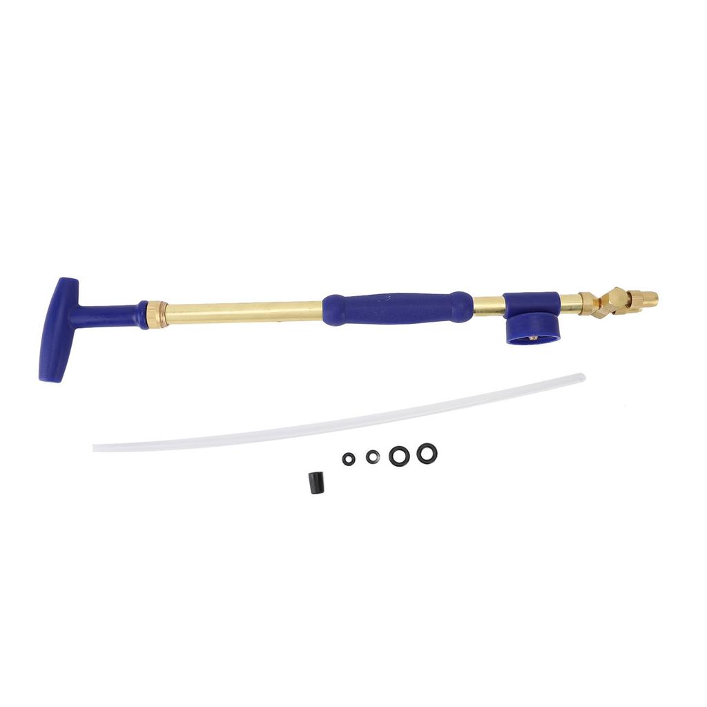 Water Sprayer Rod Hand Pressure Sprayer Stainless Steel Copper Plant Watering Wand Pulling Spray Rod with Hose for Garden Bottle