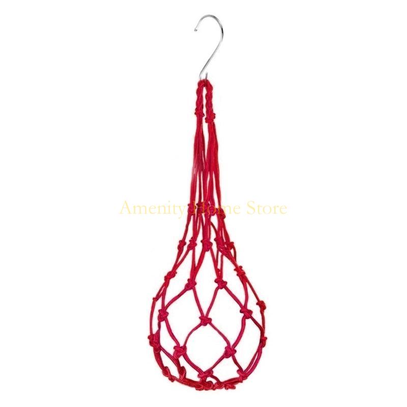 F26C Chicken Feeder Hanging Feeder Mesh Bag Fruit Holder For Chickens And Farm Bird