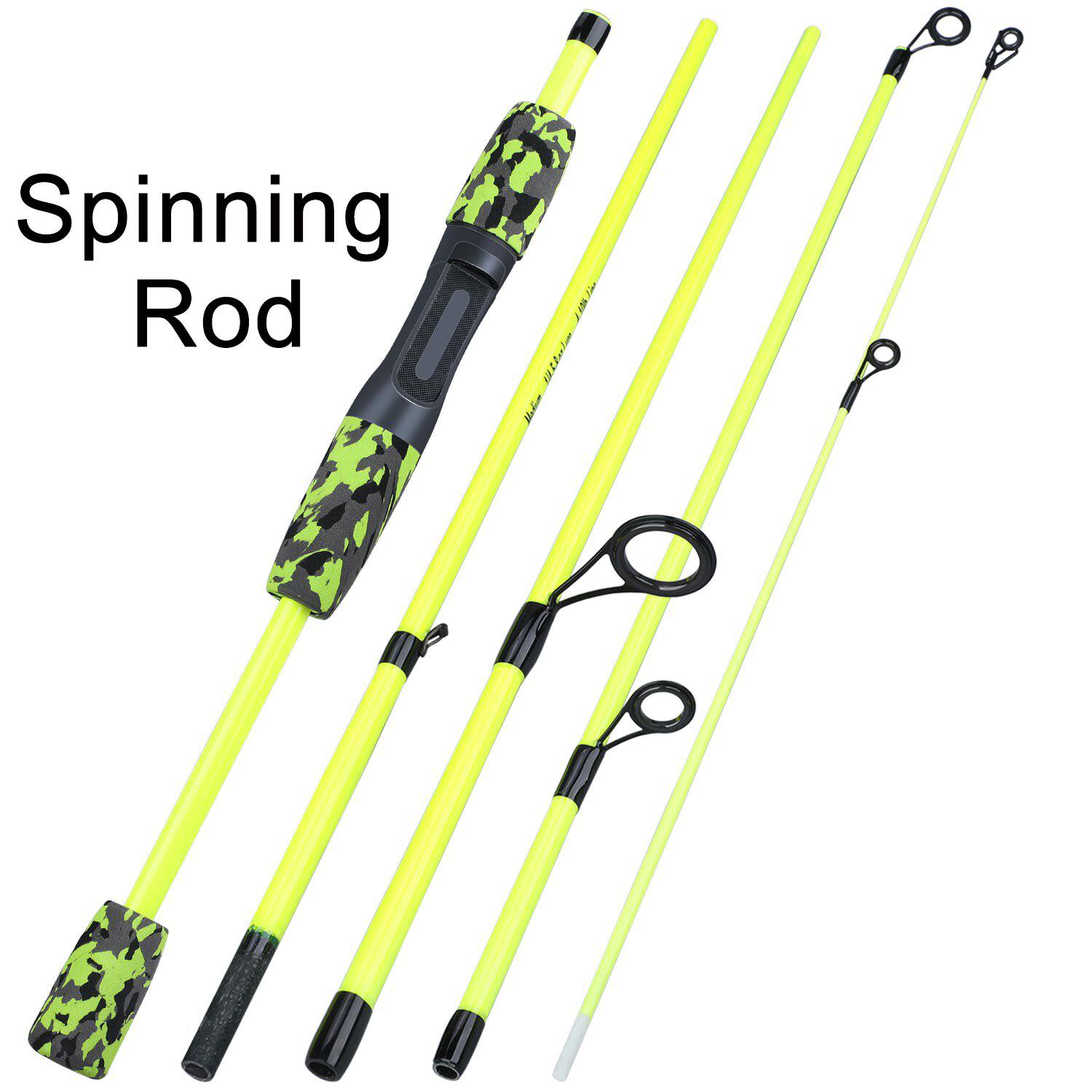 

Sougayilang литейная спиннинговая удочка 5 секций портативная удочка удочка рыболовные снасти spinning жёлтый