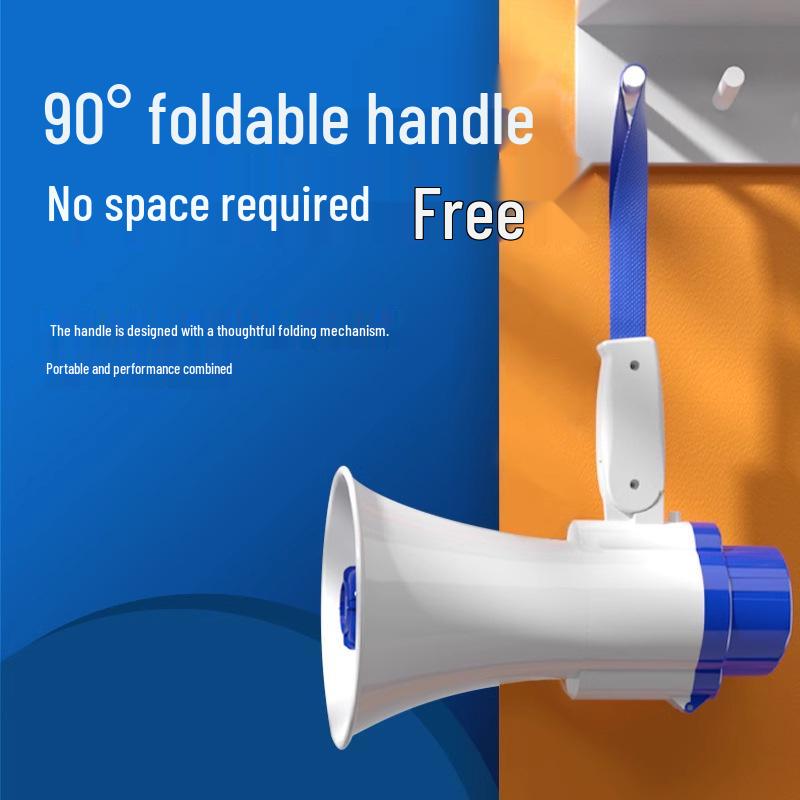 Super Loud Handheld Megaphone Speaker with Recording Feature
