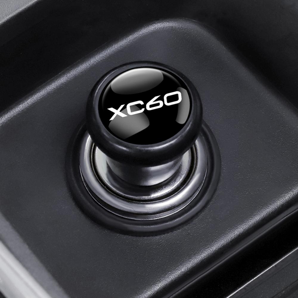 Car Styling Metal Windproof Cigarette Lighter Power Socket Plug Accessories For Volvo V40 V50 S40 S80 XC60 S90 XC90 S60 XC40 C40