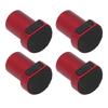 4PCS 20mm Bench Dogs with Non Slip Pad Aluminum Alloy Table Stop Woodworking Bench Hole Limit Block