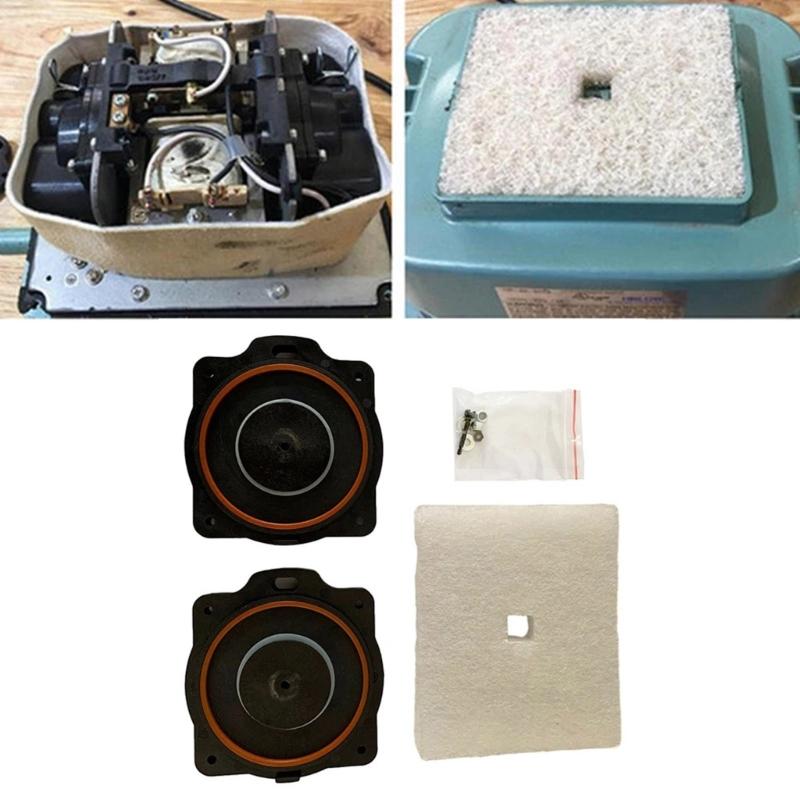 Efficient Air Pumps Repair Set Pump Replacement Component Diaphragm Rebuild Set Plastic Texture for HP100 HP120 Models
