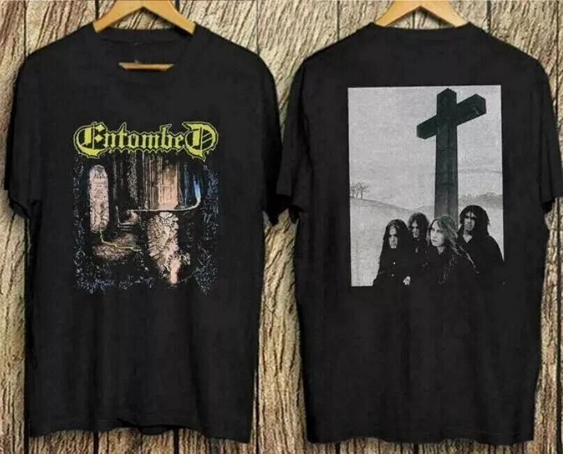 Entombed Left Hand Path Unisex Black Tshirt, Gift For Him, Shirt For Fan L