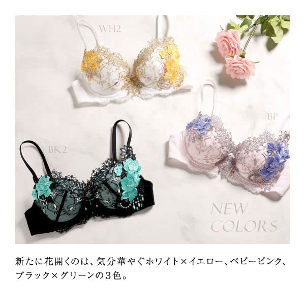 Himiko 002 Series Bra Revival Large Size Under 80 B C D E F Run [himico] (BK2-Black 2, C70)