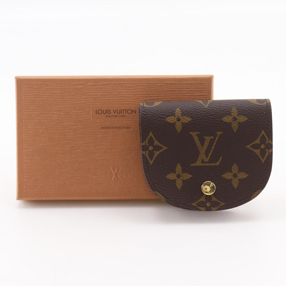 LOUIS VUITTON Portone guse Coin Purse M61970 Brown Monogram canvas unisex Used