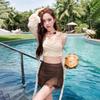 Yimeishan Women's Two-Piece Swimsuit  New Long Sleeve Sun Protection Beach Dress