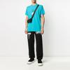 Off-White Dripping Arrow Letter Print Short Sleeve T-Shirt Men Tops Blue OMAA027R201850053901