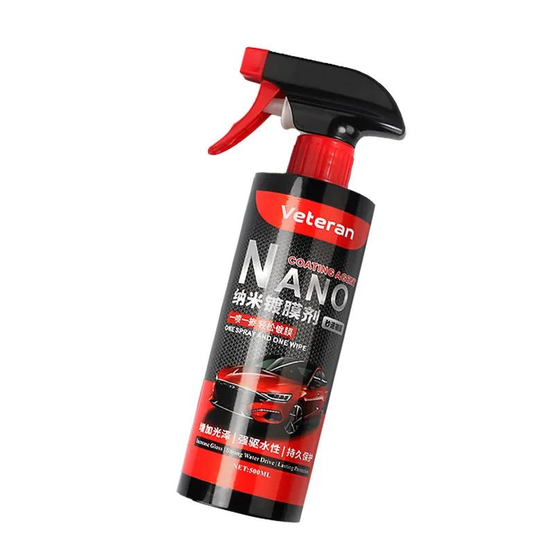 250/500ML Autolack Wachsen Beschichtung Flüssigkeit Nano Kristall Spray Windschutzscheibe Imprägnierung Verfügbarer Beschichtungsagent für das ganze Auto