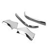 4Pcs Righthand Drive Rearview Mirror Strip AntiCollision Decoration Trim for Harrier Venza XU80 2020 2021