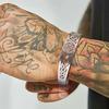 Amuletos de Bruxaria Pulseiras de Nó de Bruxa Pulseira Aberta com Nó Celta Vintage para Mulheres Joias Wicca Presente