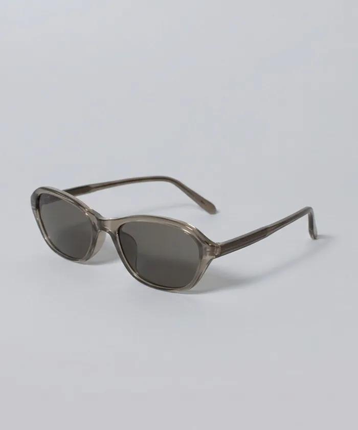 Retro Cat-Eye Oval Sunglasses(Beige)