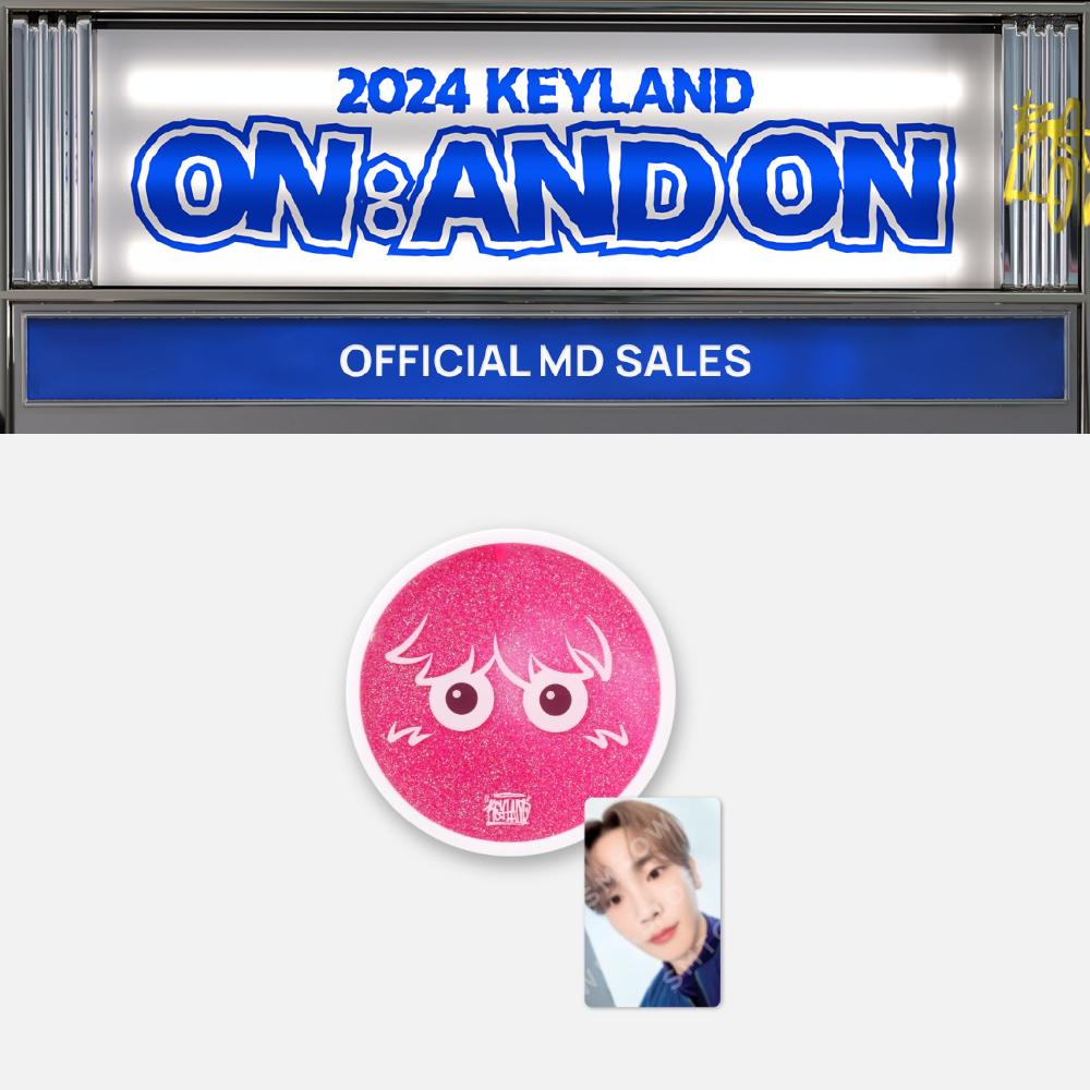 

Предзаказ SHINee KEY 2024 KEYLAND ON: И НА 2-м MD BOK-SILLee Glitter Coaster