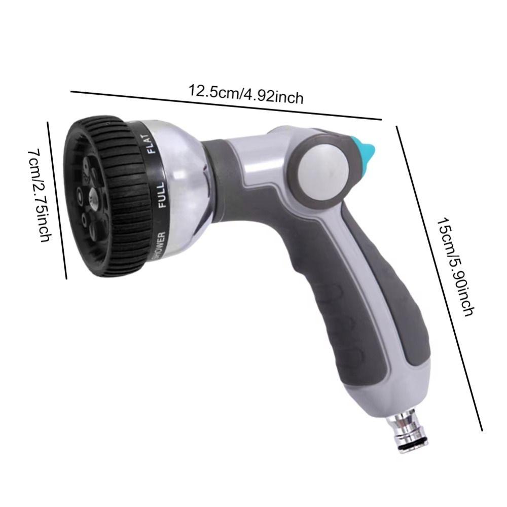 High Pressure Metal Spray Nozzle Watering Plant Water Hose Sprayer Garden Hose Nozzle  Car Washing