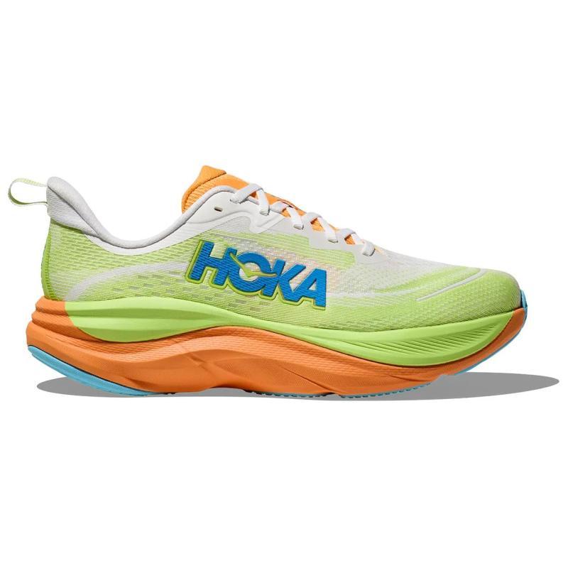 HOKA ONE ONE Anti-Slip Wear-Resistant Low-Top Casual Running Shoes Men's Green Orange Sneakers 1155111-fsts