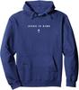 Jesus ist König Kreuz Christlich Minimalistisch Religiös Christus Pullover Hoodie Print on Demand Hoodies Streetwear Individualität