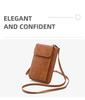 2024 Bestseller Retro Dámská Peněženka & Crossbody Taška na Mobil