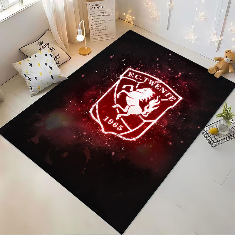 FC Twente Logo Carpet Design suitable as a non-slip mat for the living room or bedroom sofa