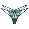 Sex Underwear Sexy Temptation Sex Panties Women's Beautiful Buttocks Tulle Embroidered Pearl Perspective Pure Desire Hot Thong