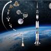 The Apollo Saturn V 92176 Building Blocks Space Rocket Idea Series Bricks Educational Toys for Children Birthday Xmas Gifts