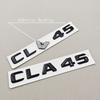 3D ABS Car Letters Logo Trunk Badge Emblem Sticker For Mercedes Benz A Series A45 CLA45 W169 W176 W177 C117 W118 Accessories