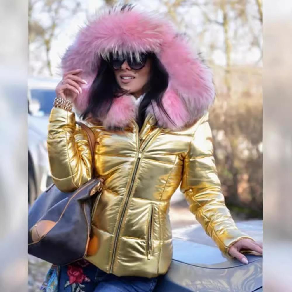 New Autumn and Cold Season Women's Cotton-padded Jackets, Down-padded Jackets, Short Hooded Women Large Size Cotton-padded Jackets