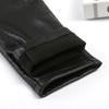 Faux Leather Plush Thickened High Waist Elastic Korean Size Pu Pants Women's  Fashion  Pants Women Clothing