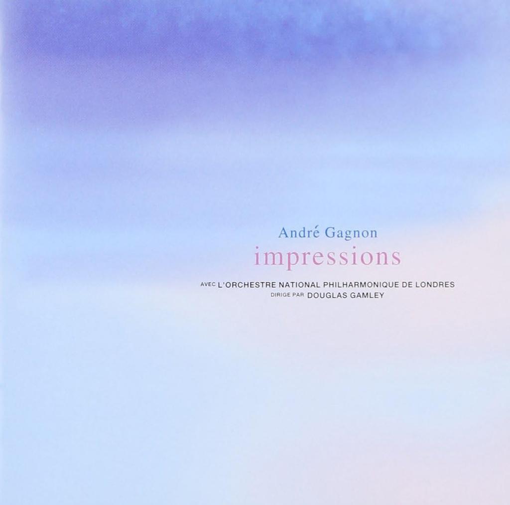 CD ANDRE GAGNON - Impressions KTCM1028PROMO Japan ObiSoundtracks & Musicals Used