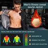 Sweat Jacket Men Weight Loss Sportwear Fitness Slimming Running Outfit Fat Burning Workout