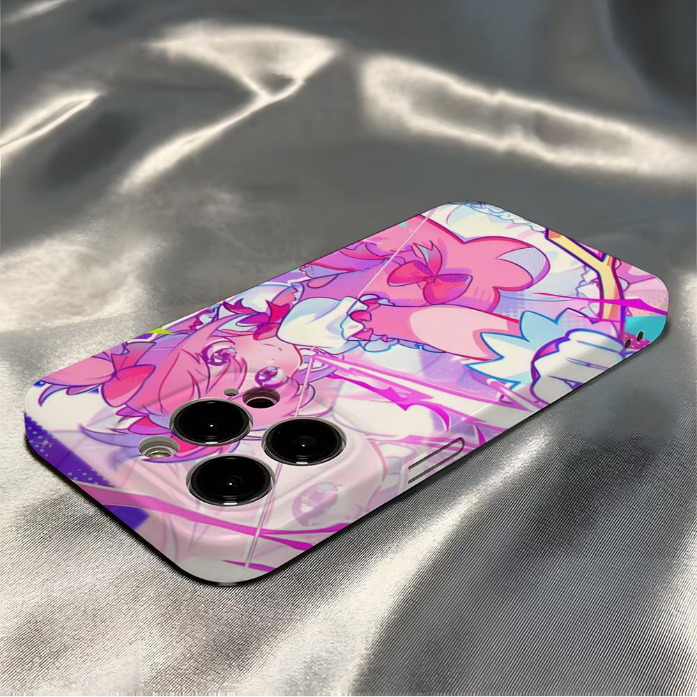 Magi Madoka Magica Phone Case For IPhone 16 Pro Max 15 14 13 12 11 Pro11 Mini 2025 16 Glossy HD Film Cover