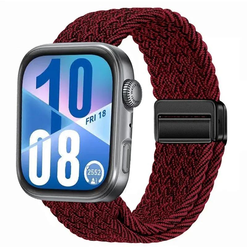 Magnetic Braided Strap for Huawei Watch Fit 4 Pro 3 Nylon Loop Correa Sports Bracelet for Huawei Fit3 Fit4 4Pro Band Accessories
