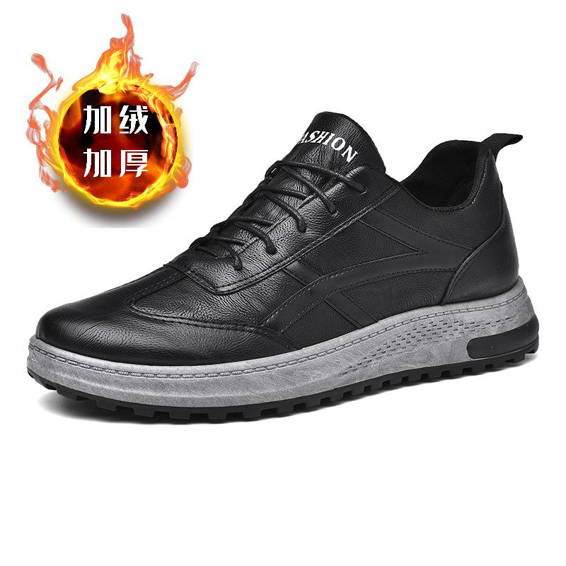 2025 spring brock leather shoes trend British style casual shoes men's large size tooling shoes