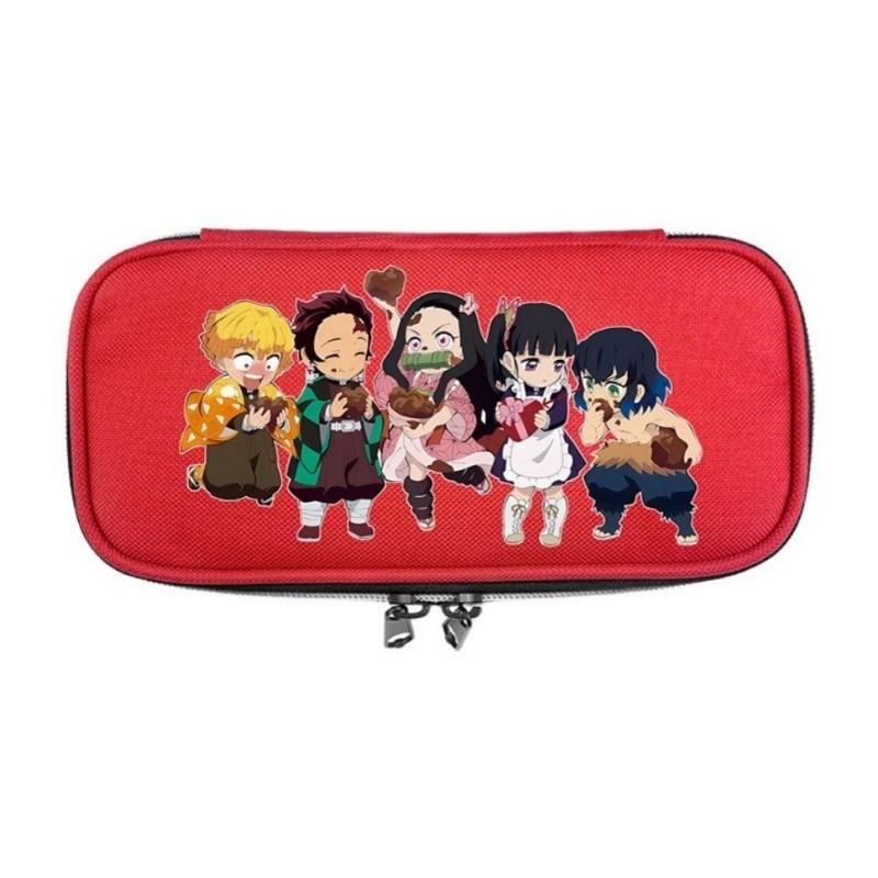 Demon Slayer Print School Handheld Pencil Case Stationery Box
