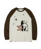 Deomopeuhauseu House Cat Print Oversized Long Sleeve [4 Colors]