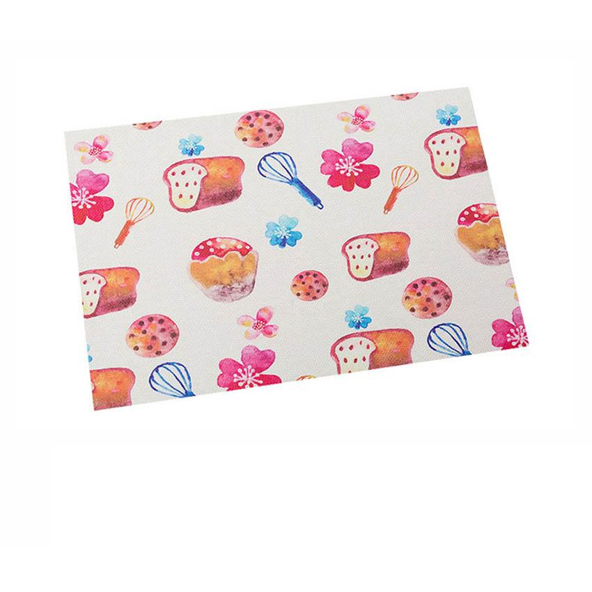 Table Mats PVC Coasters Dessert Painting Placemats Adiabatic Placemat Bar Coffee Table Pad Placemat for Dining Table  Cup Mat